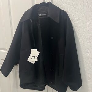 Zara Elegant Black Outerwear